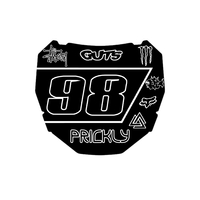 Custom Odi Plate Decal