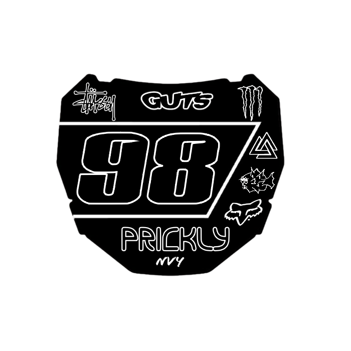 Custom Odi Plate Decal
