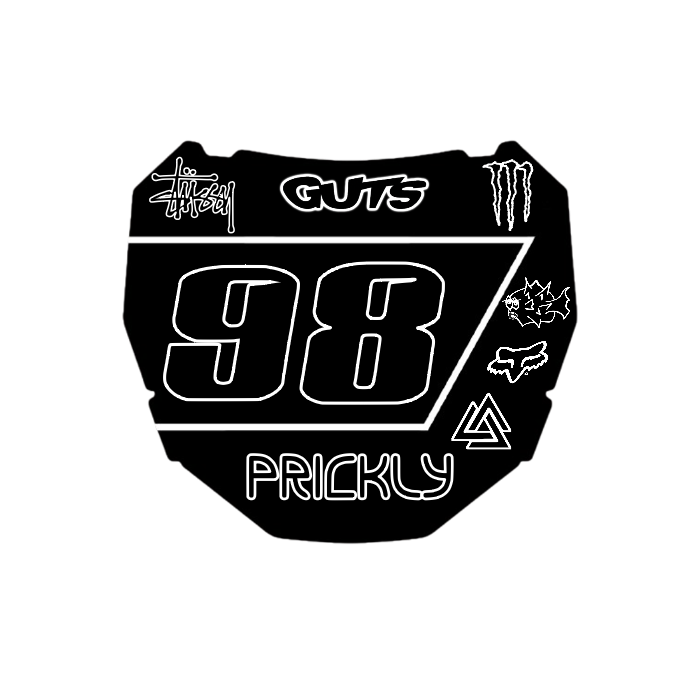Custom Odi Plate Decal
