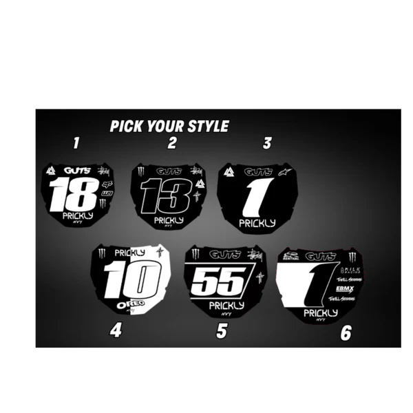 Tuttio Stock Plate Decal