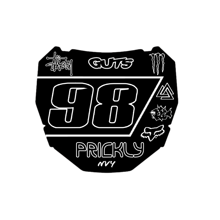 Custom Odi Plate Decal