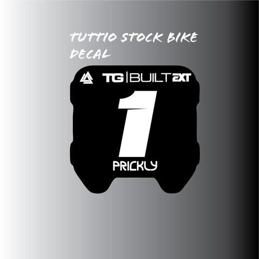 Tuttio Stock Plate Decal